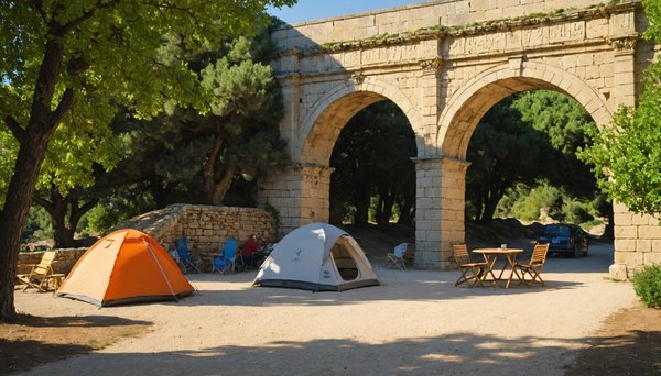 Découvrez le meilleur camping près du pont du gard