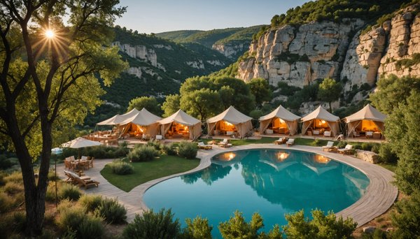 Séjourner dans un camping haut de gamme au cœur de l'ardèche